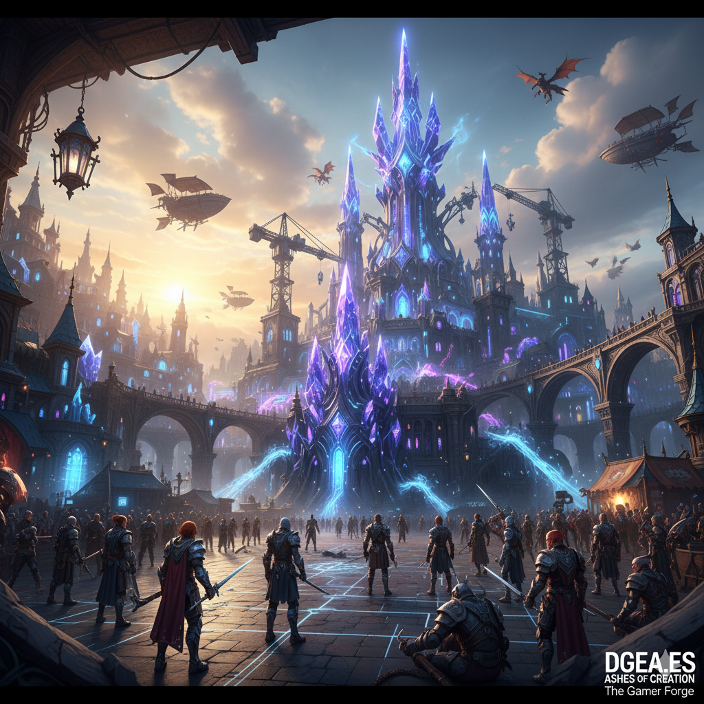 El Despertar de los Nodos: Ashes of Creation redefine la persistencia en los MMORPG