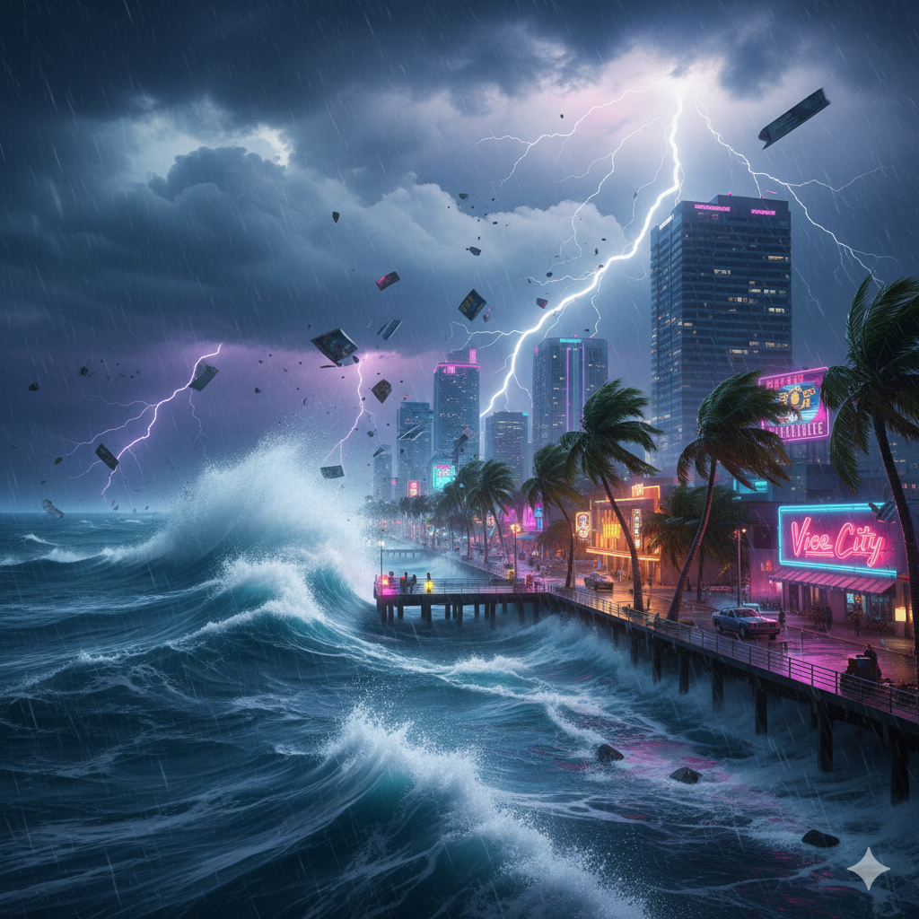 GTA VI Y LA REVOLUCIÓN DEL MOTOR RAGE: FILTRACIONES REVELAN FÍSICAS DE AGUA Y CLIMA SIN PRECEDENTES