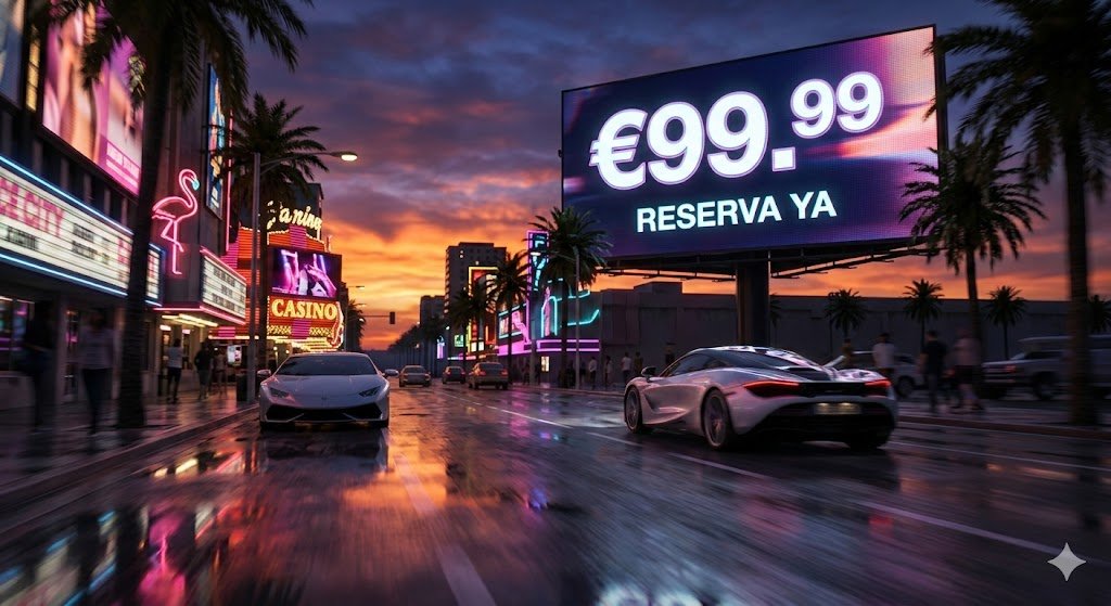 GTA VI Precio y Fecha de Lanzamiento: Filtrados los 100 euros para Noviembre 2026