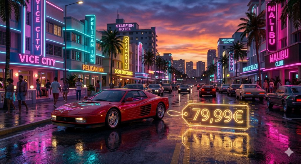 Take-Two rompe el mercado y fija el precio de GTA 6 superando la barrera de los 70 euros en España