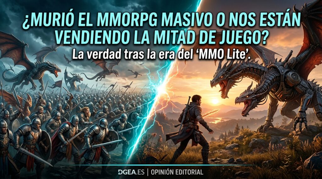 ¿Murió el MMORPG masivo o nos están vendiendo la mitad de juego? La verdad tras la era del ‘MMO Lite’
